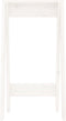 vidaXL - Krukken - 2 - st - 40x40x75 - cm - massief - grenenhout - wit