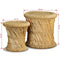 vidaXL - Krukken - 2 - st - bamboe - en - jute