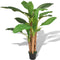 vidaXL - Kunst - bananenboom - plant - met - pot - 150 - cm - groen