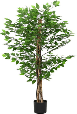 vidaXL - Kunst - Ficus - plant - 788 - bladeren - 120 - cm - groen