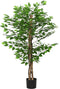vidaXL - Kunst - Ficus - plant - 788 - bladeren - 120 - cm - groen