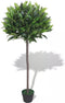 vidaXL - Kunst - laurierboom - plant - met - pot - 120 - cm - groen