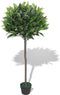 vidaXL - Kunst - laurierboom - plant - met - pot - 125 - cm - groen