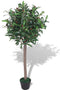 vidaXL - Kunst - laurierboom - plant - met - pot - 125 - cm - groen