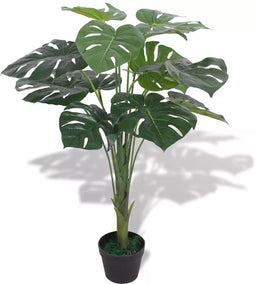 vidaXL - Kunst - monstera - plant - met - pot - 70 - cm - groen