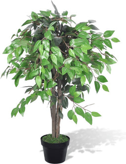 vidaXL - Kunst - vijgenboom - met - pot - 90 - cm