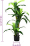 vidaXL - Kunstboom - Dracaena - 36 - bladeren - 120 - cm - groen