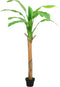 vidaXL - Kunstboom - met - pot - banaan - 180 - cm - groen