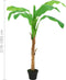 vidaXL - Kunstboom - met - pot - banaan - 180 - cm - groen
