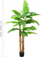 vidaXL - Kunstboom - met - pot - banaan - 300 - cm - groen