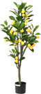 vidaXL - Kunstcitroenboom - 136 - blaadjes - 120 - cm - groen
