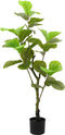 vidaXL - Kunstficussenboom - 30 - blaadjes - 125 - cm - groen