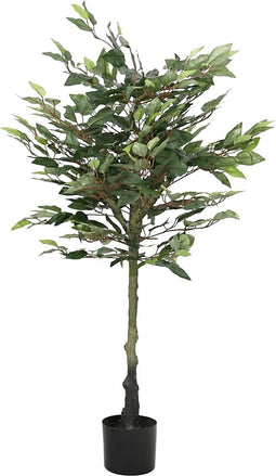 vidaXL - Kunstfuxus - boom - 480 - bladeren - 130 - cm - groen