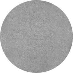 vidaXL - Kunstgras - met - noppen - rond - 170 - cm - grijs