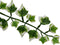 vidaXL - Kunsthangplanten - 12 - st - 339 - bladeren - 90 - cm - groen - en - wit