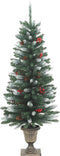 vidaXL - Kunstkerstbomen - 2 - st - 100 - LED's - 120 - cm - groen