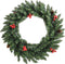 vidaXL - Kunstkerstbomen - 2 - st - met - krans, - guirlande - en - LED's