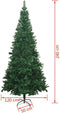 vidaXL - Kunstkerstboom - groen - L - 240 - cm