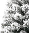 vidaXL - Kunstkerstboom - half - met - sneeuw - smal - 150 - cm