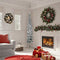 vidaXL - Kunstkerstboom - half - met - sneeuw - smal - 180 - cm