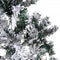 vidaXL - Kunstkerstboom - half - met - sneeuw - smal - 180 - cm