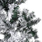 vidaXL - Kunstkerstboom - half - met - sneeuw - smal - 240 - cm
