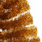 vidaXL - Kunstkerstboom - half - met - standaard - 150 - cm - PET - goudkleurig