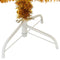 vidaXL - Kunstkerstboom - half - met - standaard - 150 - cm - PET - goudkleurig