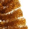 vidaXL - Kunstkerstboom - half - met - standaard - 180 - cm - PET - goudkleurig