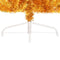 vidaXL - Kunstkerstboom - half - met - standaard - 210 - cm - PET - goudkleurig