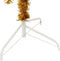 vidaXL - Kunstkerstboom - half - met - standaard - 210 - cm - PET - goudkleurig