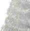 vidaXL - Kunstkerstboom - half - met - standaard - 240 - cm - PET - zilverkleurig
