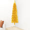 vidaXL - Kunstkerstboom - half - met - standaard - smal - 120 - cm - goudkleurig