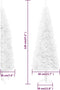 vidaXL - Kunstkerstboom - half - met - standaard - smal - 120 - cm - wit