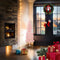 vidaXL - Kunstkerstboom - half - met - standaard - smal - 120 - cm - roze