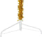 vidaXL - Kunstkerstboom - half - met - standaard - smal - 120 - cm - goudkleurig