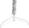 vidaXL - Kunstkerstboom - half - met - standaard - smal - 120 - cm - zilverkleurig