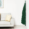 vidaXL - Kunstkerstboom - half - met - standaard - smal - 150 - cm - groen