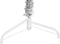 vidaXL - Kunstkerstboom - half - met - standaard - smal - 150 - cm - zilverkleurig