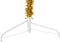 vidaXL - Kunstkerstboom - half - met - standaard - smal - 150 - cm - goudkleurig