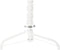 vidaXL - Kunstkerstboom - half - met - standaard - smal - 150 - cm - wit