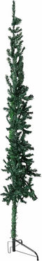 vidaXL - Kunstkerstboom - half - met - standaard - smal - 150 - cm - groen