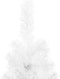 vidaXL - Kunstkerstboom - half - met - standaard - smal - 150 - cm - wit
