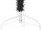 vidaXL - Kunstkerstboom - half - met - standaard - smal - 180 - cm - zwart