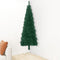 vidaXL - Kunstkerstboom - half - met - standaard - smal - 180 - cm - groen