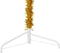 vidaXL - Kunstkerstboom - half - met - standaard - smal - 180 - cm - goudkleurig