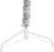 vidaXL - Kunstkerstboom - half - met - standaard - smal - 180 - cm - zilverkleurig