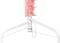 vidaXL - Kunstkerstboom - half - met - standaard - smal - 180 - cm - roze