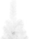 vidaXL - Kunstkerstboom - half - met - standaard - smal - 240 - cm - wit