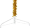 vidaXL - Kunstkerstboom - half - met - standaard - smal - 240 - cm - goudkleurig